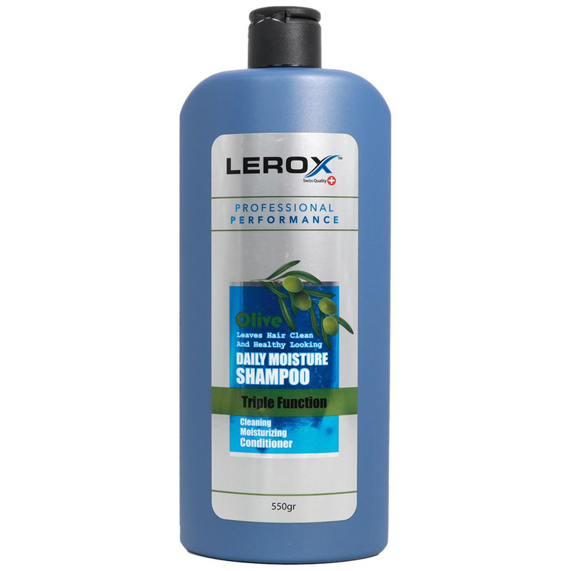شامپو مو روزانه لروکس مدل روغن زیتون وزن 550 گرم