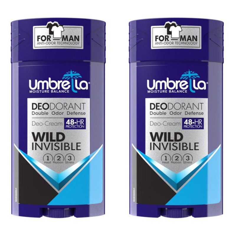 رول صابونی مردانه آمبرلا مدل Wild حجم 90 میلی لیتر بسته دو عددی