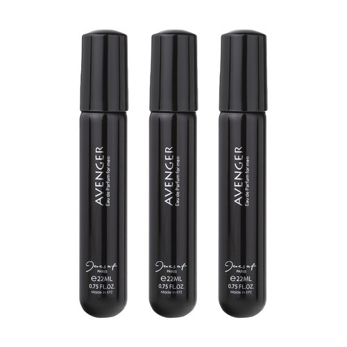 عطر جیبی مردانه ژک ساف مدل Avenger حجم 22 میلی لیتر بسته 3 عددی