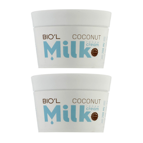 کرم نرم کننده بیول مدل شیر و نارگیل مدل Sh9589.2 حجم 200 میلی لیتر بسته 2 عددی