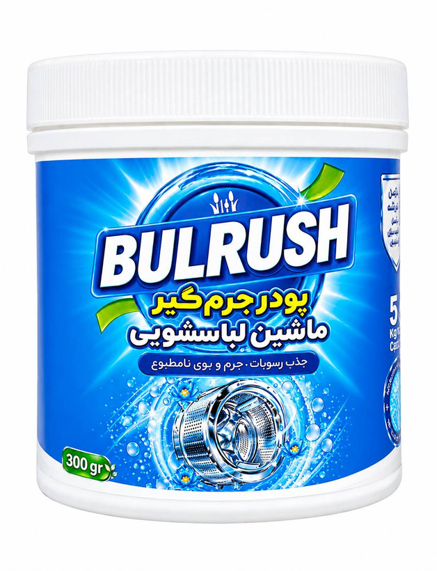 پودر جرم گیر ماشین لباسشویی بولراش مدل لوتوس وزن 300 گرم